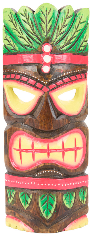 Thumbnail 1: Chesapeake Bay 12 In Wooden Tiki Mask Wall Art 