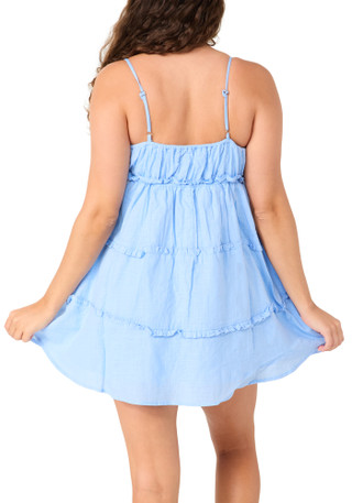 Thumbnail 2: JAPNA Juniors Sleeveless Lace Trim Dress 