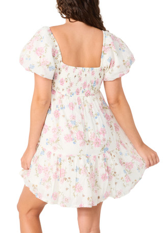 Thumbnail 2: JAPNA Juniors Puff Sleeve Dress 