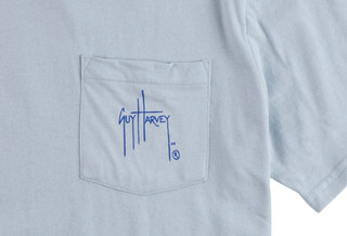 Thumbnail 2: Guy Harvey Men's Short Sleeve Logo Marlin Graphic Tee 