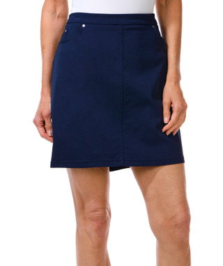 Thumbnail 1: Hearts of Palm Petite Pull-On Tech Stretch Skort 