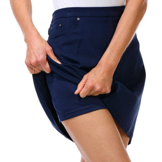 Thumbnail 3: Hearts of Palm Petite Pull-On Tech Stretch Skort 
