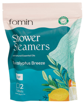 Thumbnail 1: Fomin 12 Pk Eucalyptus Breeze Shower Steamers  