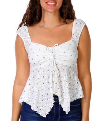 Thumbnail 1: Heart & Hips Juniors Lace Tank Top 