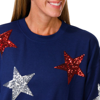 Thumbnail 3: Philosophy Women's Sequin Star Sweater 