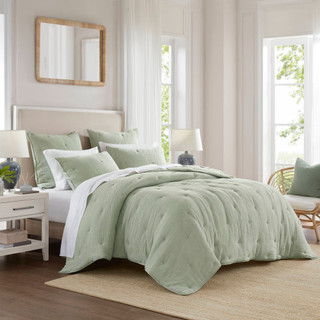 Thumbnail 1: Harbor House Harbor House Muslin Cotton Quilt Set 