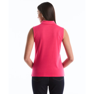Thumbnail 2: Rafaella Womens Sleeveless Zipper Polo Top 