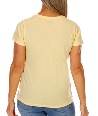 Thumbnail 3: Mountain & Isles Women's Short Sleeve Palms & Sunset Tee 