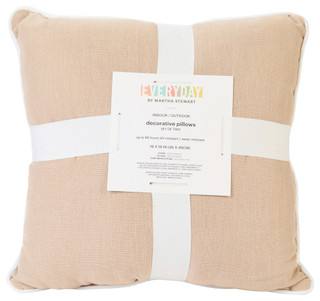 Thumbnail 1: Martha Stewart 18x18 Inch Outdoor Decorative Pillow Set 