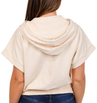 Thumbnail 2: FLAG & ANTHEM Women's Short Sleeve Zip Up Hoodie 