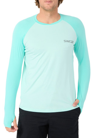 Thumbnail 1: SWC Men's Outdoor Long Sleeve Raglan Logo Tee 