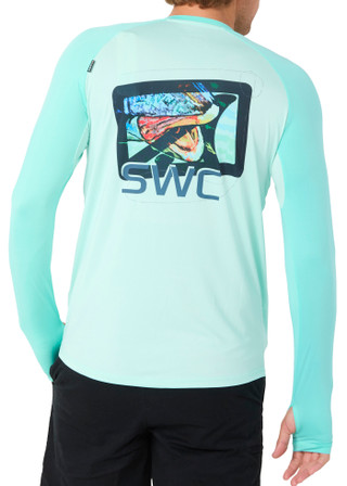 Thumbnail 2: SWC Men's Outdoor Long Sleeve Raglan Logo Tee 