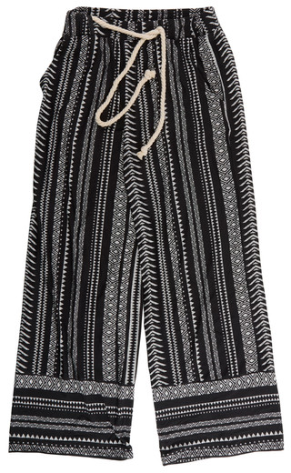 Thumbnail 1: Derek Heart Juniors Pull On Rope Belt Wide Leg Pants 