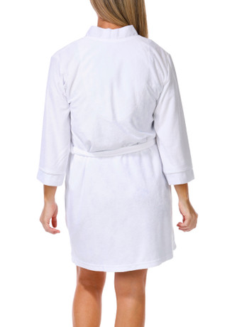Thumbnail 2: Jasmine Rose Women's Pique Kimono Robe 