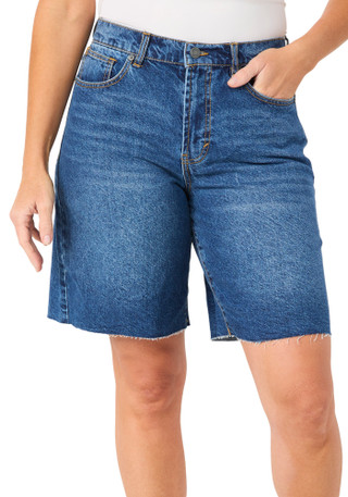 Thumbnail 1: Habitual Women's Denim Shorts 