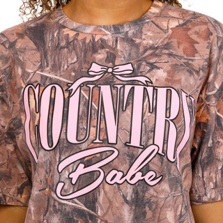 Thumbnail 3: SIMPLY SOUTHERN Juniors Short Sleeve Camo Graphic Tee 