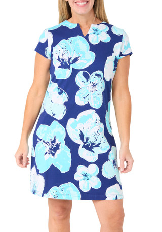 Thumbnail 1: ANA CLARE Women's V Neck Floral Dress 