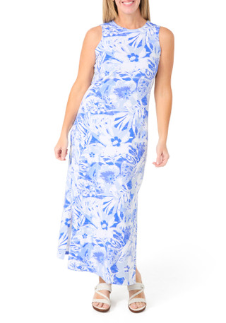 Thumbnail 1: ANA CLARE Women's Sleeveless Print Maxi Dress 