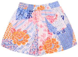 Thumbnail 2: Angie Juniors Floral Patchwork Shorts 