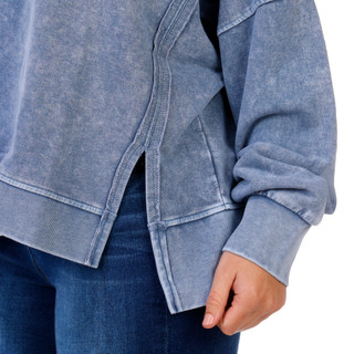 Thumbnail 2: Blu Pepper Juniors Long Sleeve Fleece Sweatshirt 