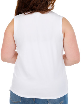 Thumbnail 2: Kiss & Fly Plus Sleeveless Lace Tank 