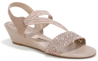 Thumbnail 1: IMPO Womens Galaxy Jeweled Wedge Sandals 
