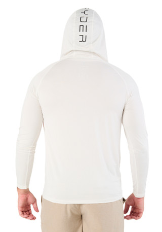 Thumbnail 2: Spyder Men's Outdoor Waffle Hooded Long Sleeve Shirt 