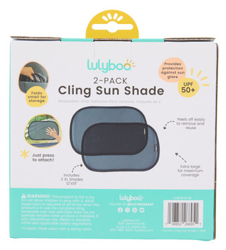 Thumbnail 2: Lulyboo 2 Pk Cling Sunshades for Car Windows 