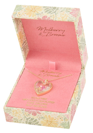 Thumbnail 1: Mulberry & Broome Nickle Free Heart Pendant Necklace  