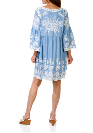 Thumbnail 2: Ana & Rose Women's Casual Embroidered Western Dress 