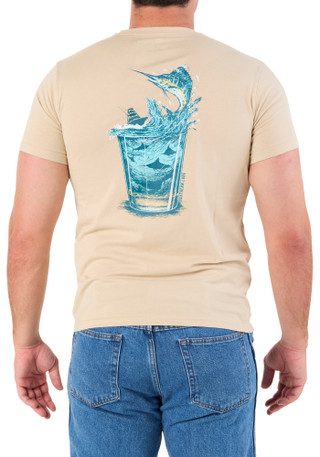 Thumbnail 2: Southern Lure Men's Fish & Sips T-Shirt 