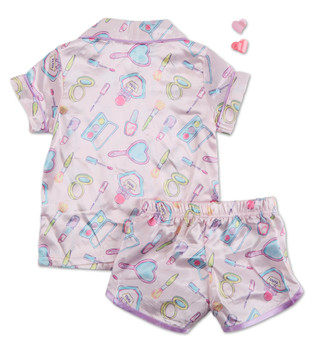Thumbnail 2: BMAGICAL Toddler Girls 2 Pc Pajama Shorts Set 