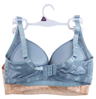 Thumbnail 2: Gloria Vanderbilt Women's 2 Pk Smoothing Back Bras 