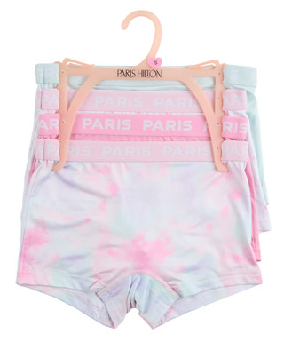 Thumbnail 1: Paris Hilton Girls 4 Pk Boyshorts Panties  