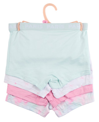 Thumbnail 2: Paris Hilton Girls 4 Pk Boyshorts Panties  