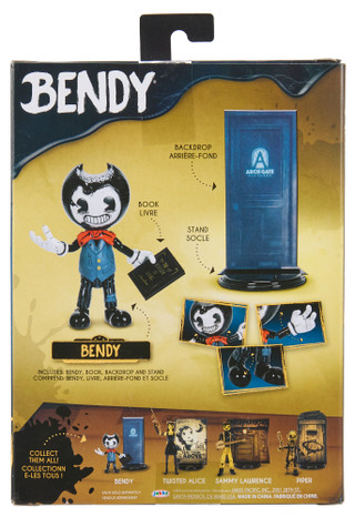 Thumbnail 2: Jakks Bendy Action Figure with Book & Stand 