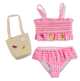 Thumbnail 1: BMAGICAL Girls 3 Pc Swimsuit Set 