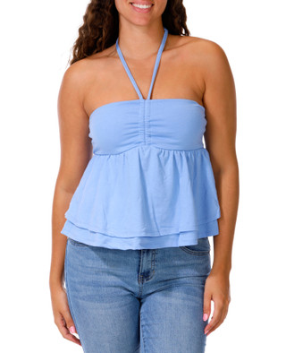 Thumbnail 2: Heart & Hips Juniors Babydoll Halter Top 