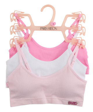 Thumbnail 1: Paris Hilton Girls 3 Pk Seamless Bras  