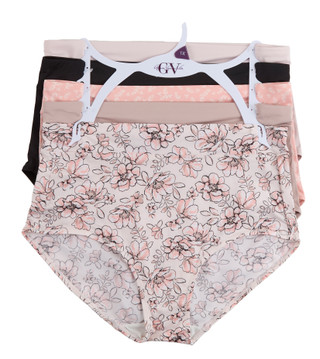 Thumbnail 1: Gloria Vanderbilt Plus 5 Pk Microfiber Brief Panties 