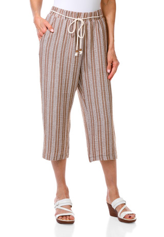 Thumbnail 1: Soho Apparel Women's Petite Rope Belt Pants 