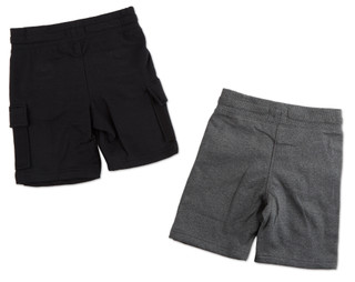 Thumbnail 2: Weatherproof Little Boys 2 Pk Fleece Shorts 
