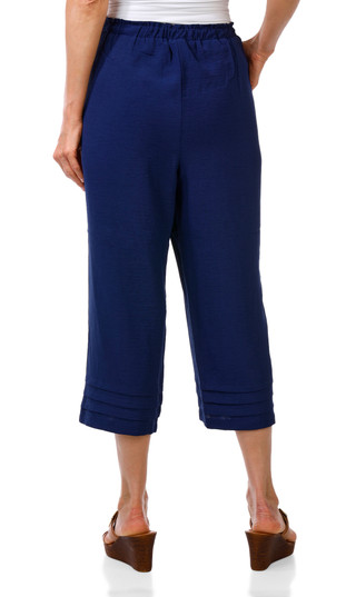 Thumbnail 2: Soho Apparel Women's Petite Pleated Hem Pants 