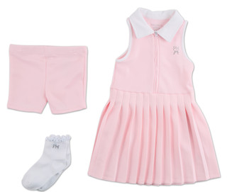 Thumbnail 1: Paris Hilton Little Girls Active 3 Pc Pleated Dress Set 