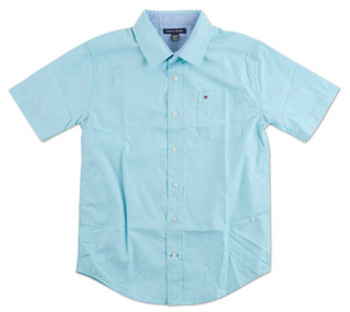 Thumbnail 1: Tommy Hilfiger Boys Woven Button Down Shirt 