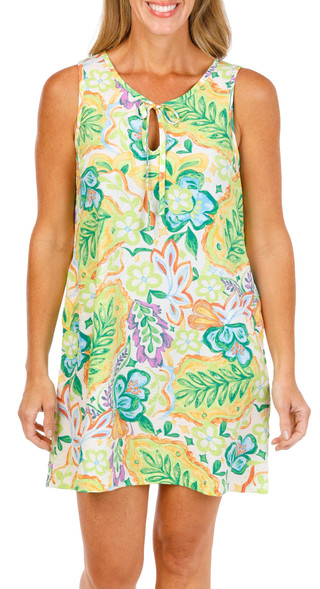 Thumbnail 1: J VALDI Women's Sleeveless Swim Cover-Up Dress  