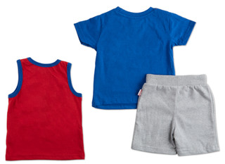 Thumbnail 2: Marvel Toddler Boys 3 Pc Spider-Man Shorts Set 