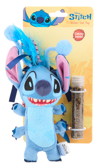 Thumbnail 1: Disney Stitch Kicker Cat Toy w/ Catnip 