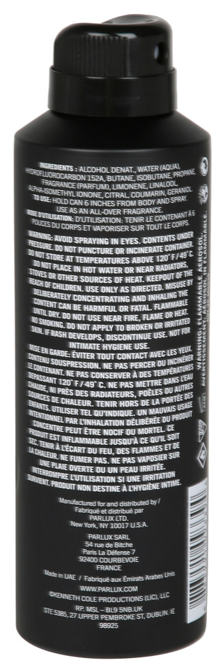 Thumbnail 4: Kenneth Cole 6 oz Vintage Black For Him Body Spray  