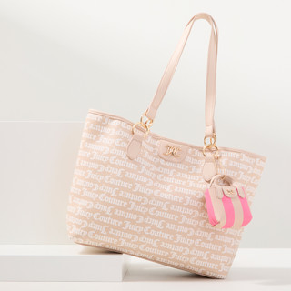Thumbnail 1: Juicy Couture Berry Stripe Sand Tote Bag 
